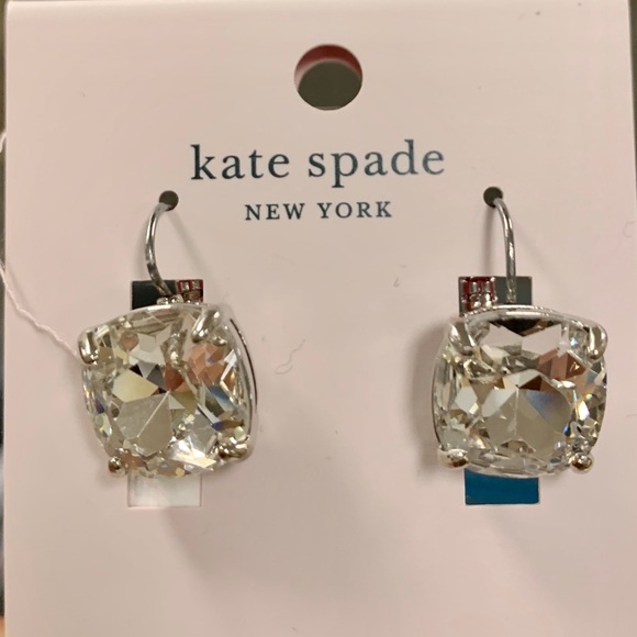 Kate Spade ♠️ New York 🤩 CZ square drop earrings - Picture 9 of 16